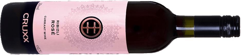 ovocné víno cruxx ribizli rosé